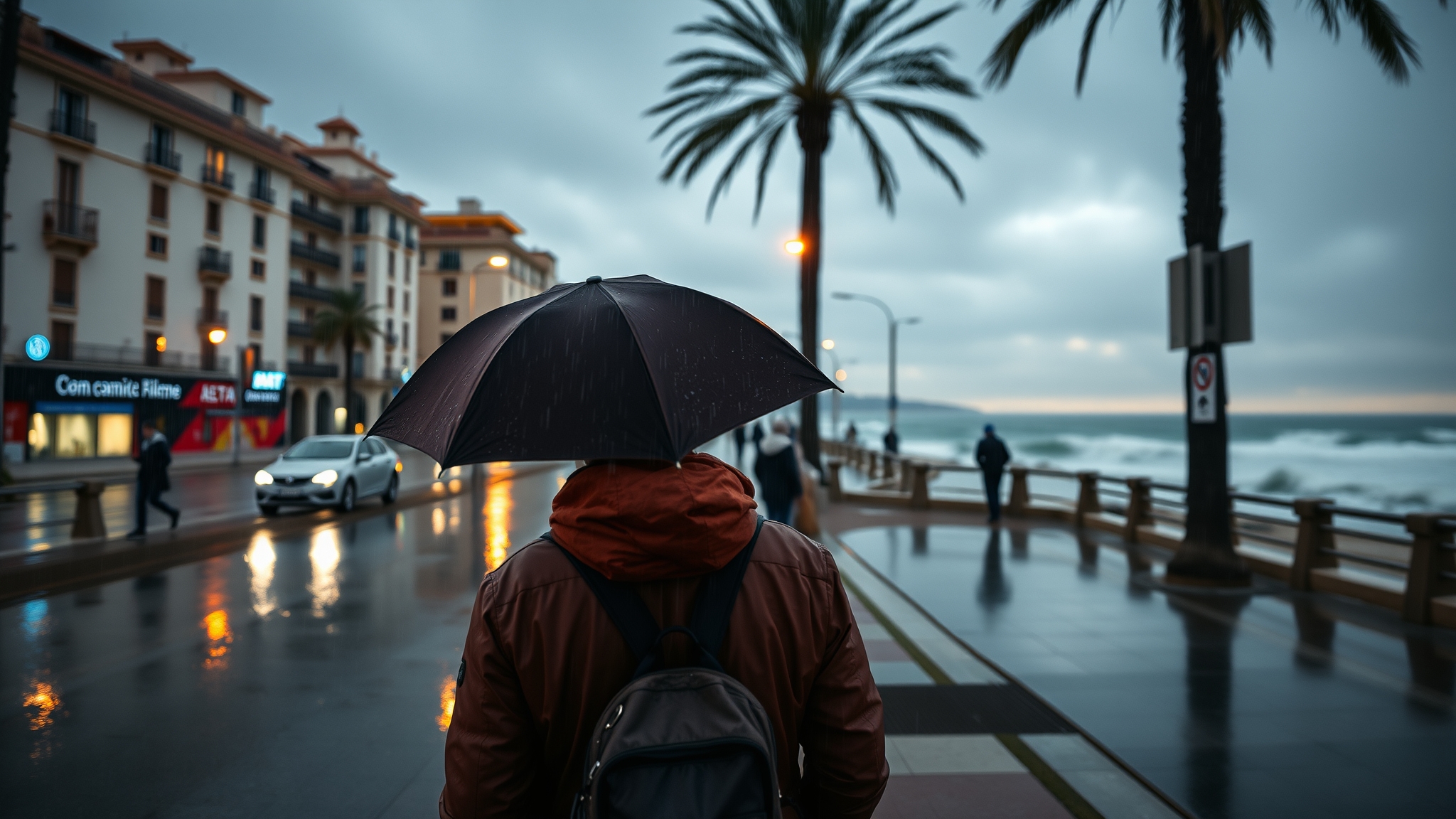 AEMET anuncia pluges i vent per a hui a la Comunitat Valenciana