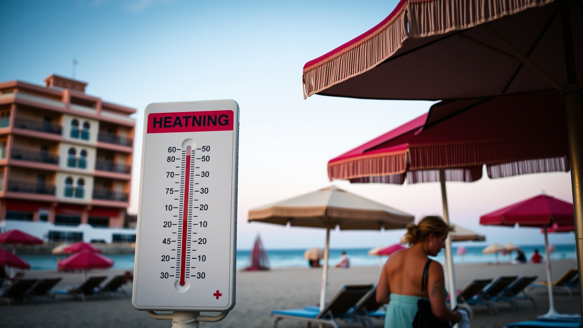 Avís groc per calor a Alacant: termòmetres fins a 39°C hui dimarts