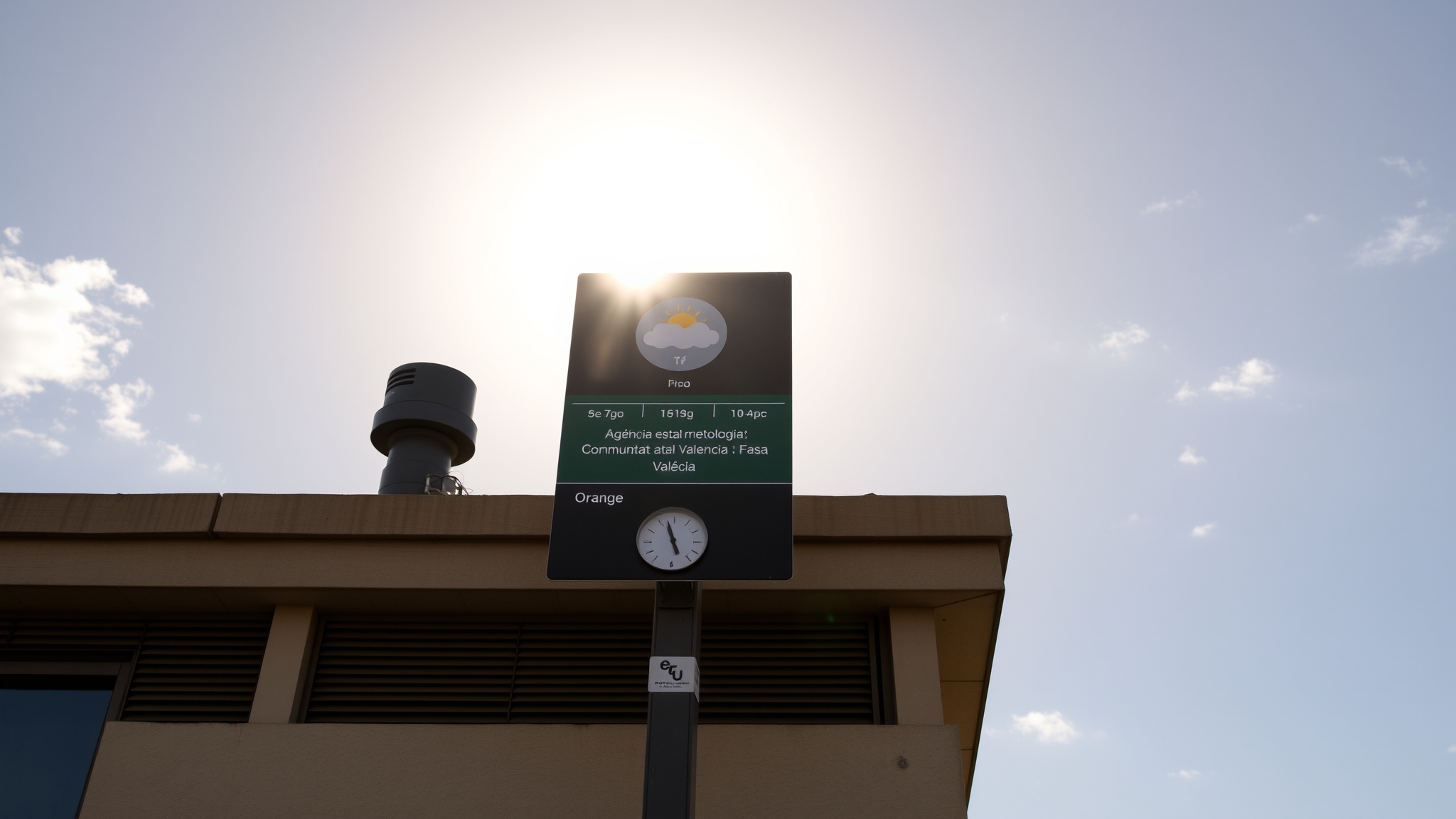 Oratge: cel poc ennuvolat i màximes de 28°C a la Comunitat Valenciana