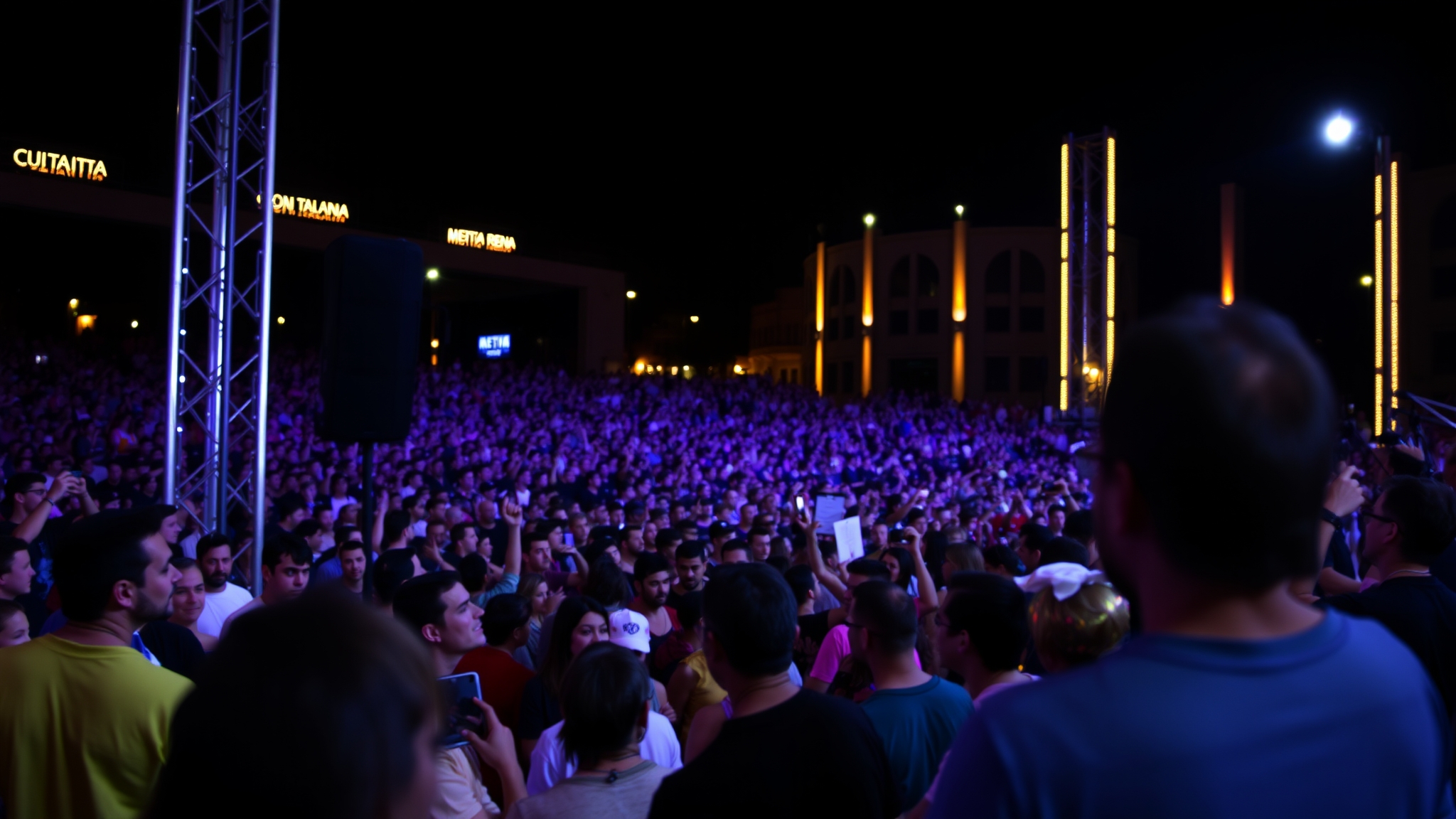 Mescalina actua al Roig Arena amb 80sEnEspañol