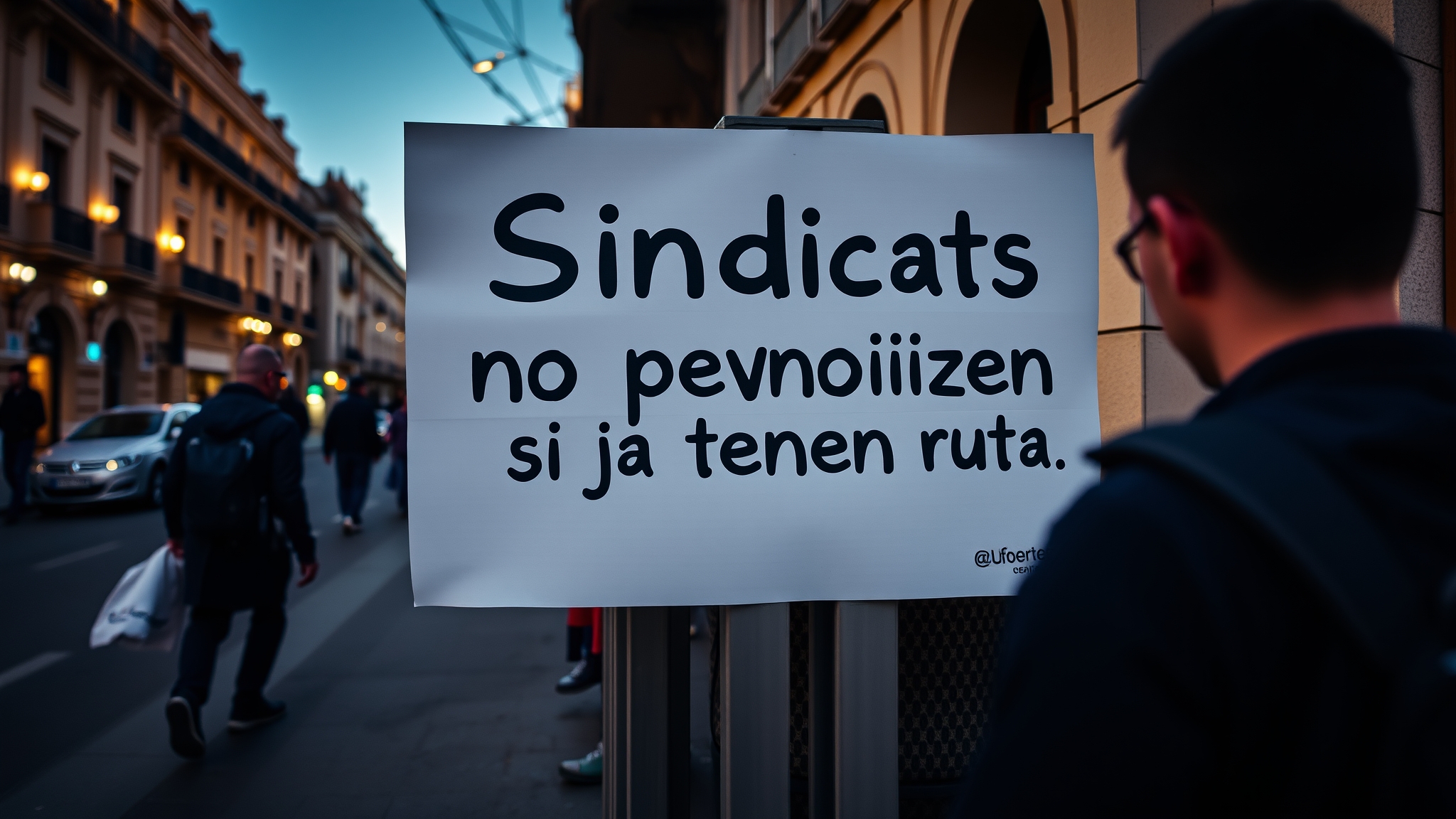 Ortí adverteix: "Sindicats no negocien si ja tenen ruta"
